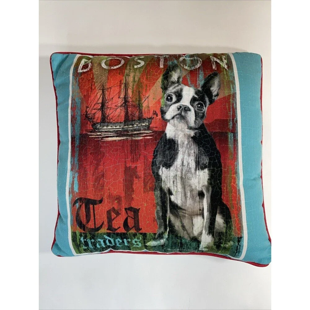 2 Boston Terrior Throw Pillows Robert McClintock Patrick O'Brien 17